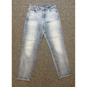 G Star Raw Jeans Mens 30x32 Blue 3301 Slim Medium Wash High Straight Ankle